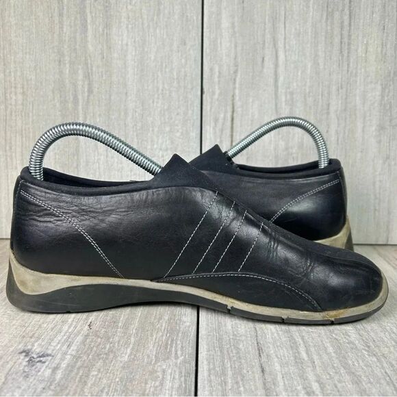 RARE Y2K Puma Nuala Leather Japanese Style Mule Shoe Vintage Italy Womens Size 8 - Picture 4 of 10